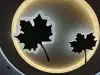 Selected modern design maple leaf round frame wall Lamp HJ901-1 Application Scenario